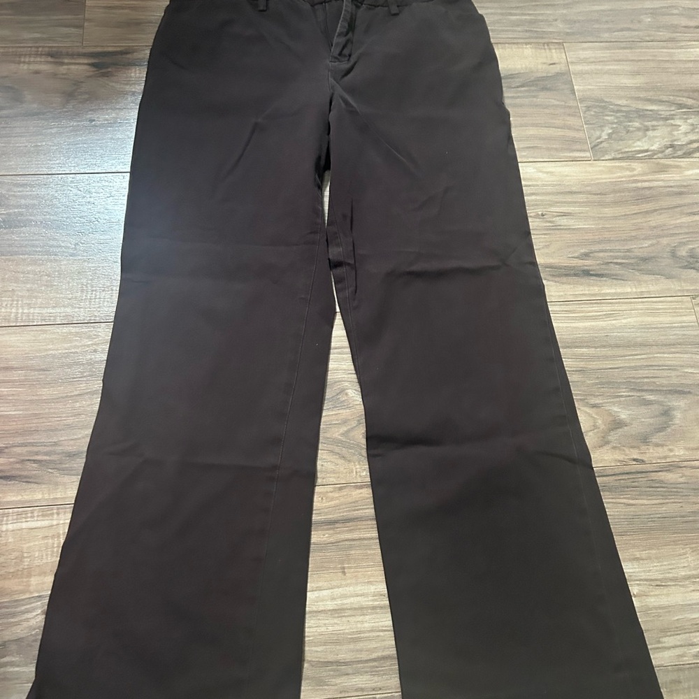 Petite Sophisticate Brown Pants